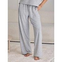 Chelsea Peers Slub-Knit Joggers - Grey