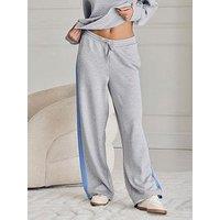 Chelsea Peers Luxecomfort Scuba Side Stripe Joggers - Grey