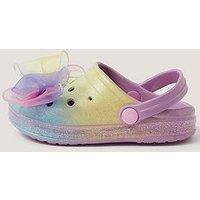 Monsoon Girls Ombre Mermaid Bow Clogs