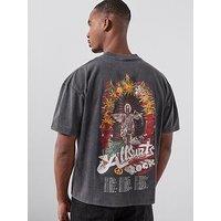 Allsaints Roque Graphic T-Shirt - Black