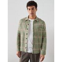 Allsaints Solmar Long Sleeve Shirt - Green