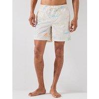 Allsaints Bleachsurf Swimshort - White