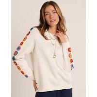 Brakeburn Jordan Crew Neck Sweatshirt - Cream