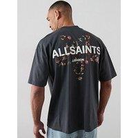 Allsaints Pentacle Short Sleeve T-Shirt - Black