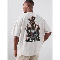 Allsaints Cacti Short Sleeve T-Shirt - White