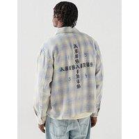 Allsaints Santos Long Sleeve Shirt - Purple