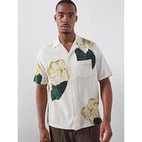 Allsaints Nouvelle Short Sleeve Shirt - Off White