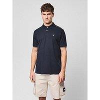 Weekend Offender Sakai Short Sleeve Polo Shirt - Navy
