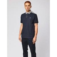 Weekend Offender Costa Short Sleeve Polo Shirt - Navy