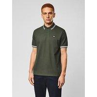 Weekend Offender Levanto Short Sleeve Polo Shirt - Green