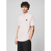 Weekend Offender Heathcote Short Sleeve Polo Shirt - Light Pink