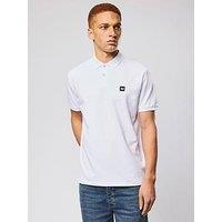 Weekend Offender Heathcote Short Sleeve Polo Shirt - White