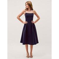 Monsoon Girls Scuba Molly Navy Prom Dress - Navy
