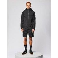 Weekend Offender Temara Technical Windbreaker Jacket - Black
