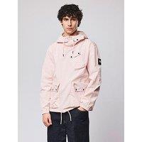 Weekend Offender Grohl Technical Multi Pocket Waterproof Jacket - Light Pink