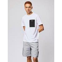 Weekend Offender Stiniva Ripstop Short Sleeve Pocket T-Shirt - White/Black