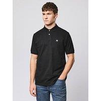 Weekend Offender Heathcote Classic Badge Polo Shirt - Black
