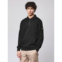 Weekend Offender Sidi Collared Sweatshirt - Black