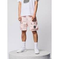 Weekend Offender Weekend Offender Zemmouri Technical Multi Pocket Waterproof Shorts - Light Pink