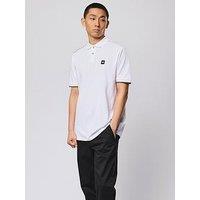Weekend Offender Sakai Short Sleeve Polo Shirt - White