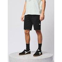 Weekend Offender Hawkins Cargo Sweat Shorts - Black