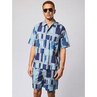 Weekend Offender Ouzou Short Sleeve Shirt - Grey