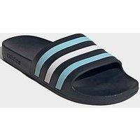 Adidas Sportswear Mens Adilette Aqua Slides - Blue