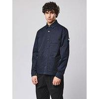 Weekend Offender Jerada Button Up Overshirt - Navy