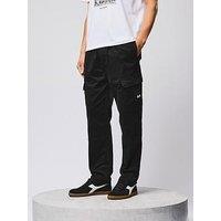 Weekend Offender Eldon Woven Cargo Trousers - Black