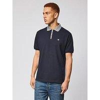 Weekend Offender Tipasa Short Sleeve Polo Shirt - Navy