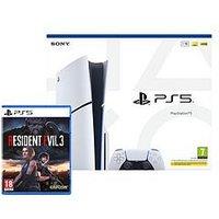 Playstation 5 Disc Console - 1Tb & Resident Evil 3
