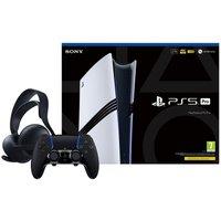 Playstation Playstation 5 Pro Console - 2Tb, Dualsense Edge Wireless Controller & Pulse Elite Wireless Headset - Midnight Black