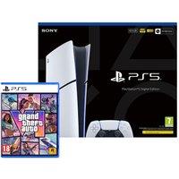 Playstation Playstation 5 Digital Edition Console - 825Gb & Grand Theft Auto Vi