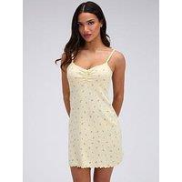 Boux Avenue Meadow Floral Nightdress - Yellow Mix