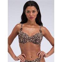 Boux Avenue Santorini Balconette Bikini Top - Black Mix