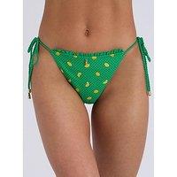Boux Avenue Ithaca String Side Bikini Brief - Green