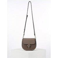 Luella Grey Venetia Peat Saddle Crossbody