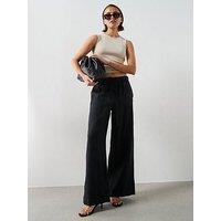 Mango Trousers Soma - Black