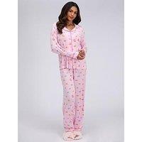 Boux Avenue Breakfast Modal Pyjama Set - Pink