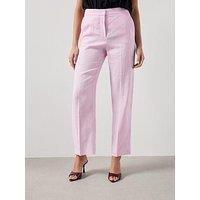 Mango Linen Suit Co-Ord Trousers - Pink