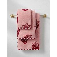 Chelsea Peers Cotton Strawberry Fields Print Towel Collection
