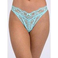 Boux Avenue Lita Lace Thong - Aqua