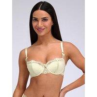 Boux Avenue Mimosa Lace Balconette Bra - Butter Yellow