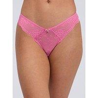 Boux Avenue Poppy Lace Brief - Hot Pink