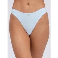 Boux Avenue Sabrina Thong - Light Blue
