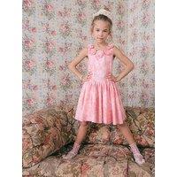 River Island Older Girls Corsage Cotton Dress - Pink