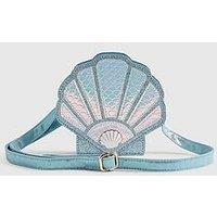 River Island Older Girls Seashell Cross Body Bag - Blue