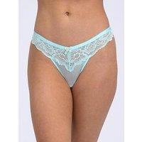 Boux Avenue Harper Thong - Aqua