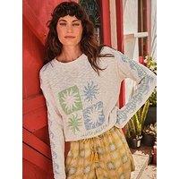 Fatface Sun Knitted Jumper - Cream