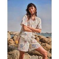Fatface Cassie Sea Postcard - Cream